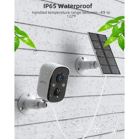 Caméra 4G Smart Battery 360   solaire étanche مضادة للماء ✅