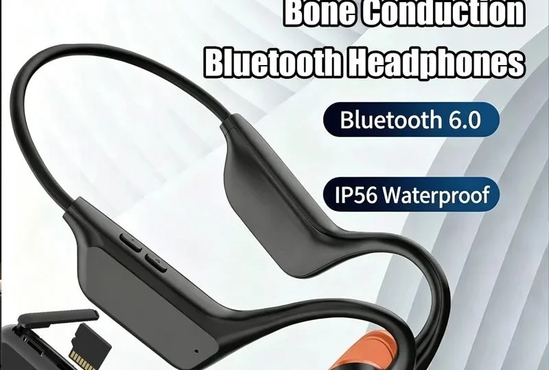 Écouteurs sans fil Bluetooth 5.4, 30 mètres de profondeur, étanches IPX8, pour natation, 32 go de RAM,